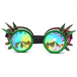 NEW TREND 2019 Gothic Holographic Rave Festival Kaleidoscope Glasses