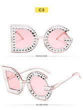 Load image into Gallery viewer, Fashion Diamond Round Sunglasses Women 2019 Luxury