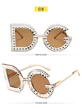 Load image into Gallery viewer, Fashion Diamond Round Sunglasses Women 2019 Luxury