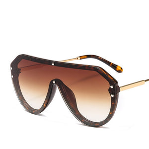 2019 New F Watermark One-piece Sunglasses