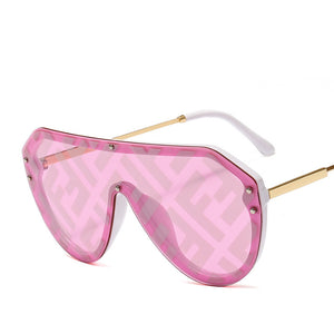 2019 New F Watermark One-piece Sunglasses