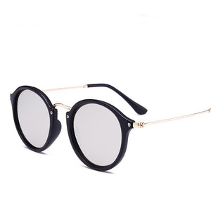 New Arrival Round Sunglasses coating 2019
