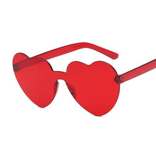 Load image into Gallery viewer, New Fashion Luxury Cute Sexy Retro Love Heart Rimless Sunglasses